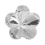 MATIERE Glass Stone Round Flower (3BD) Crystal Clear 5p