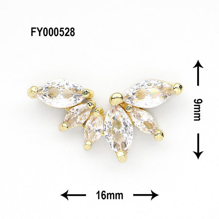 SONAIL PLUS Yamazaki Select Leaf Plant Accent Crystal Parts