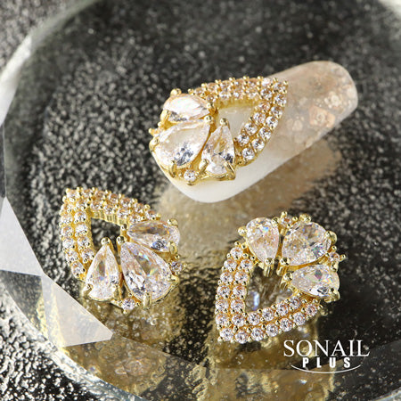 SONAIL PLUS Yamazaki Select Petal Color Stone Volume Decoration