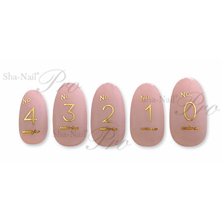Sha-Nail Plus Number Pee Gold CHIHO-PPD01