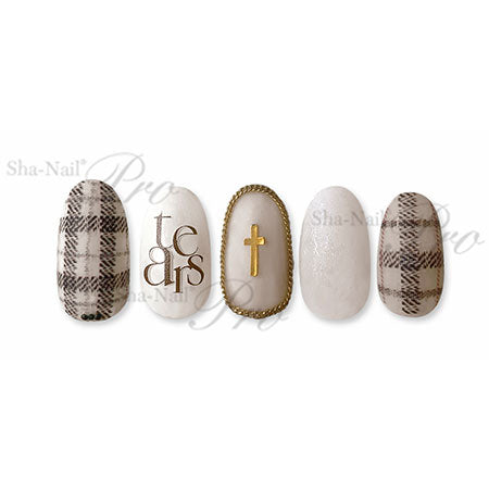 Sha-Nail Plus Stylish Logo Brown STL-P03