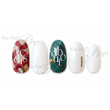 Sha-Nail Plus Stylish Logo White STL-P04