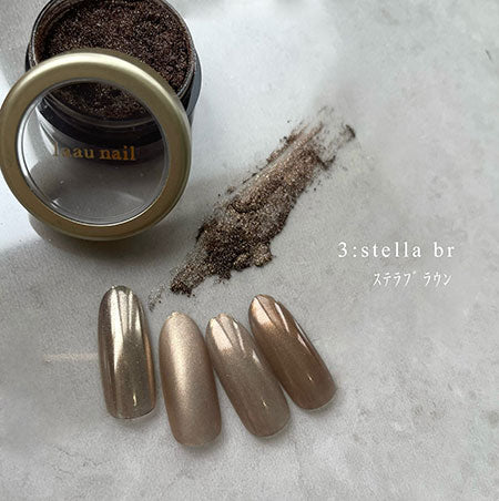 Laau Nail Original Gracieux Mirror Stela Brown