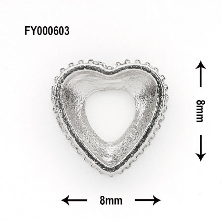 SONAIL PLUS LAPISRAVI Select Heart Bijou Frame Silver FY000603