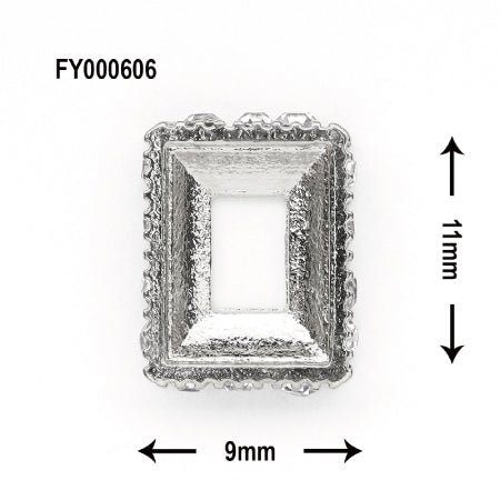 SONAIL PLUS LAPISRAVI Select Rectangular Bijou Frame Silver FY000606