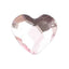 MATIERE Glass Stone Heart (FB) Light Pink 5mm x 6mm