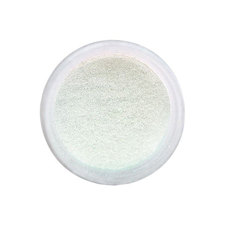 Nail Parfait White Metallic Powder Aurora Green