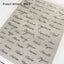 Produced by KiraNail Renee French letter Black