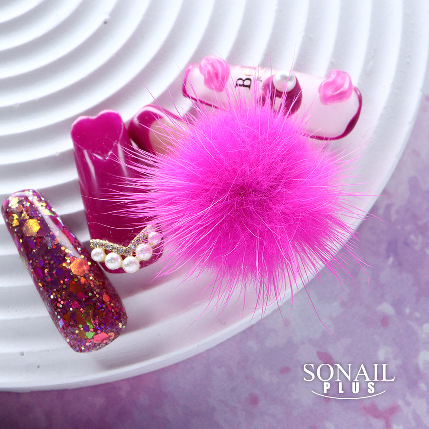 SONAIL PLUS LAPISRAVI Select Nail Fur Magnet Type Elegant Pink FY001024