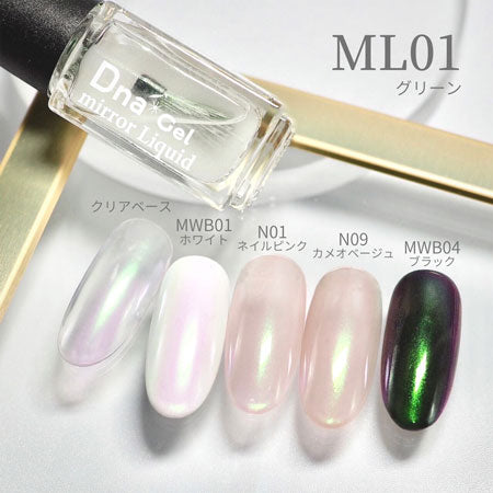 Dna Gel Mirror Liquid ML01 Green 5ml