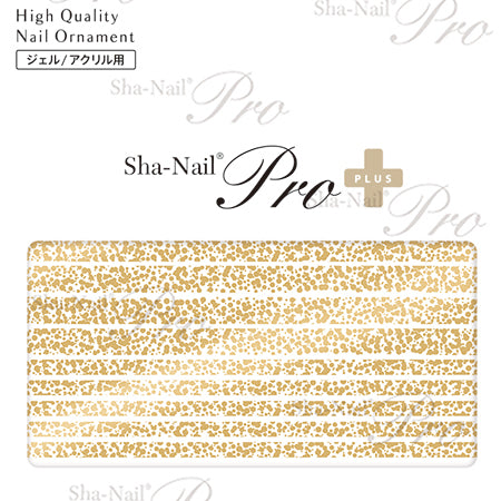 Sha-Nail Plus Scattered line matte gold