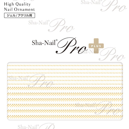Sha-Nail Plus Plus One Line Diagonal Gold