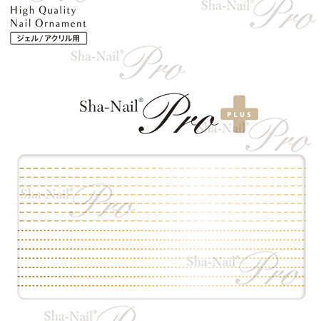 Sha-Nail Plus Plus One Line Dashed Gold