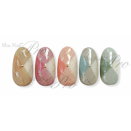 Sha-Nail Plus Plus One Line Dashed Gold