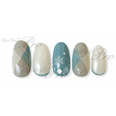 Sha-Nail Plus Plus One Line Dashed Silver