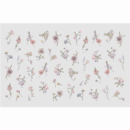 Amaily Nail Sticker No. 1-41 Flower Garden 4