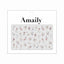 Amaily Nail Sticker No. 1-41 Flower Garden 4