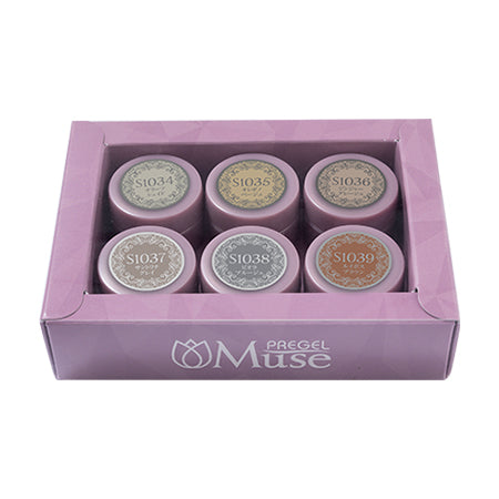 PREGEL Muse Herbal Dull Color Series 3g x 6 color set