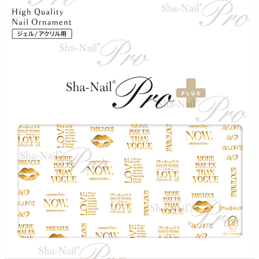 Sha-Nail Plus Andrab Gold 85mm x 50mm
