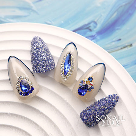 SONAIL PLUS LAPISRAVI Select Fake Sapphire Brilliant Sharp Stone FY000518 2P