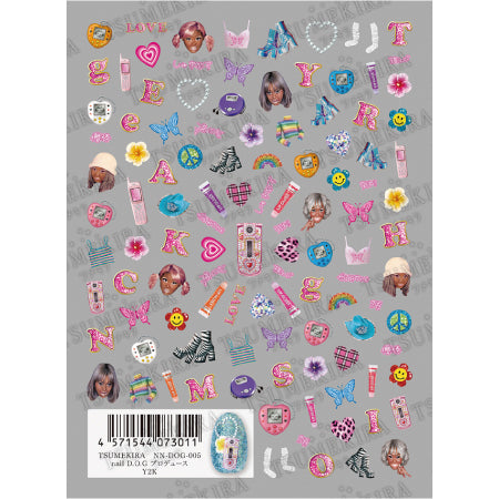 Produced by Tsumekira nail DOG Y2K NN-DOG-005