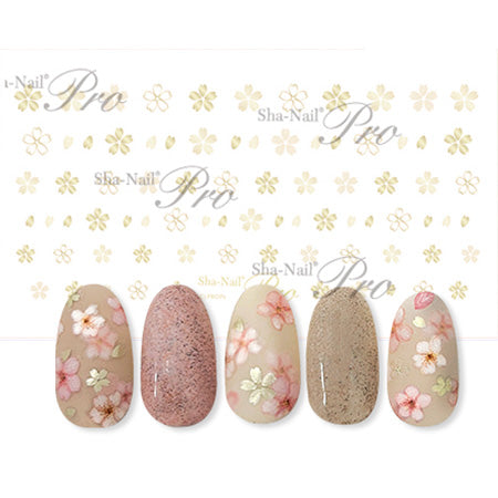 Sha-Nail Plus Cherry Blossom Champagne gold