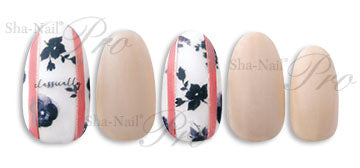 Sha-Nail Pro Black & White Flower BWF-001