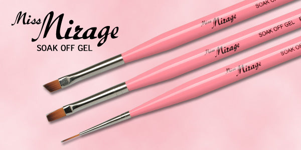 Miss Mirage Gel Brush Pink Art Liner