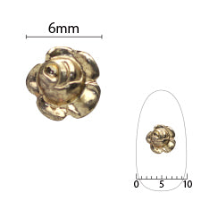 SHAREYDVA x BLC Antique Gold Rose 6mm