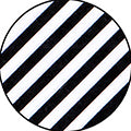 Amaily Nail Sticker No. 5-4 Border Pattern White 2mm