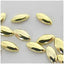SHAREYDVA Metal Studs Leaf Gold 1.5mmx3mm 100P