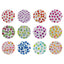Nail Accessory Marble Heart Lame 12 Color Set