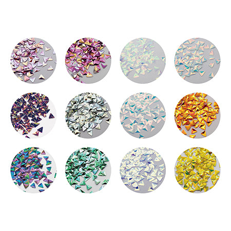 Nail accessories Aurora Triangle 12 Color Set