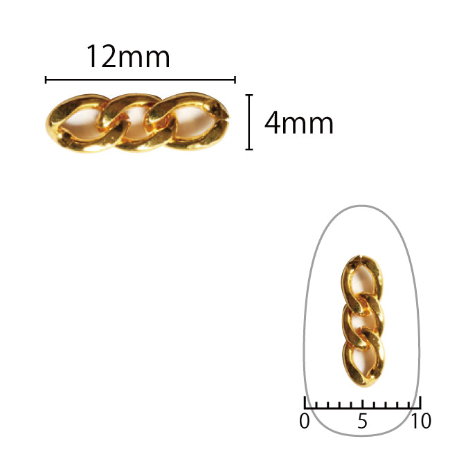 SHAREYDVA Big Chain Gold