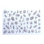 Amaily Nail Seal No. 3-23 Flower sketch (Black & White)