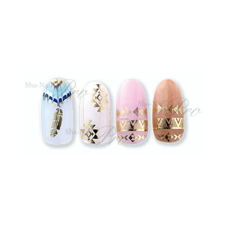 Sha-Nail Plus Native Motif Gold NM-PG