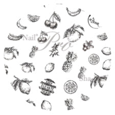 Sha-Nails Pro Nail Sticker Nostalgic Fruits NOF-001