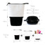Bonnail Popping Case Enamel White × Black