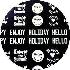 Amaily Nail Sticker No. 2-11 Holiday White