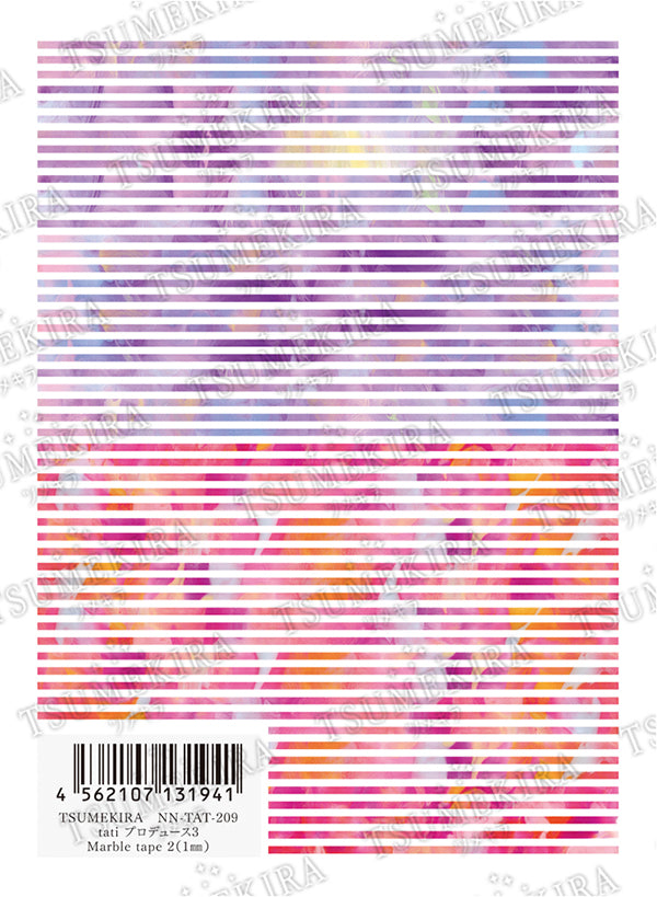 TSUMEKIRA Nail Sticker tati Produce 3 Marble Tape 2 NN-TAT-209