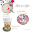 Bonnail Natrual Stone Plate Rose Quart