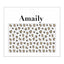 【26805】Amaily Nail Sticker No. 5-27 Hail Steele