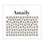 【26805】Amaily Nail Sticker No. 5-27 Hail Steele