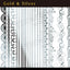 TSUMEKIRA Nail Sticker YAGALA Produce 1 Lace it up! Silver NN-YGL-103