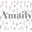 Amaily Nail Sticker No. 1-18 Flower Garden 1