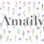 Amaily Nail Sticker No. 1-18 Flower Garden 1