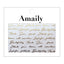 Amaily nail sticker No. 2-18 Letter (G)