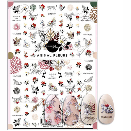 Sha-Nail Pro Animal Fleurs ANF-001