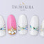 Tsumekira pin striped rainbow SG-PIN-203 (gel only)