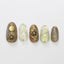 【23638 】SHAREYDVA Nail Parts Asterisk Gold